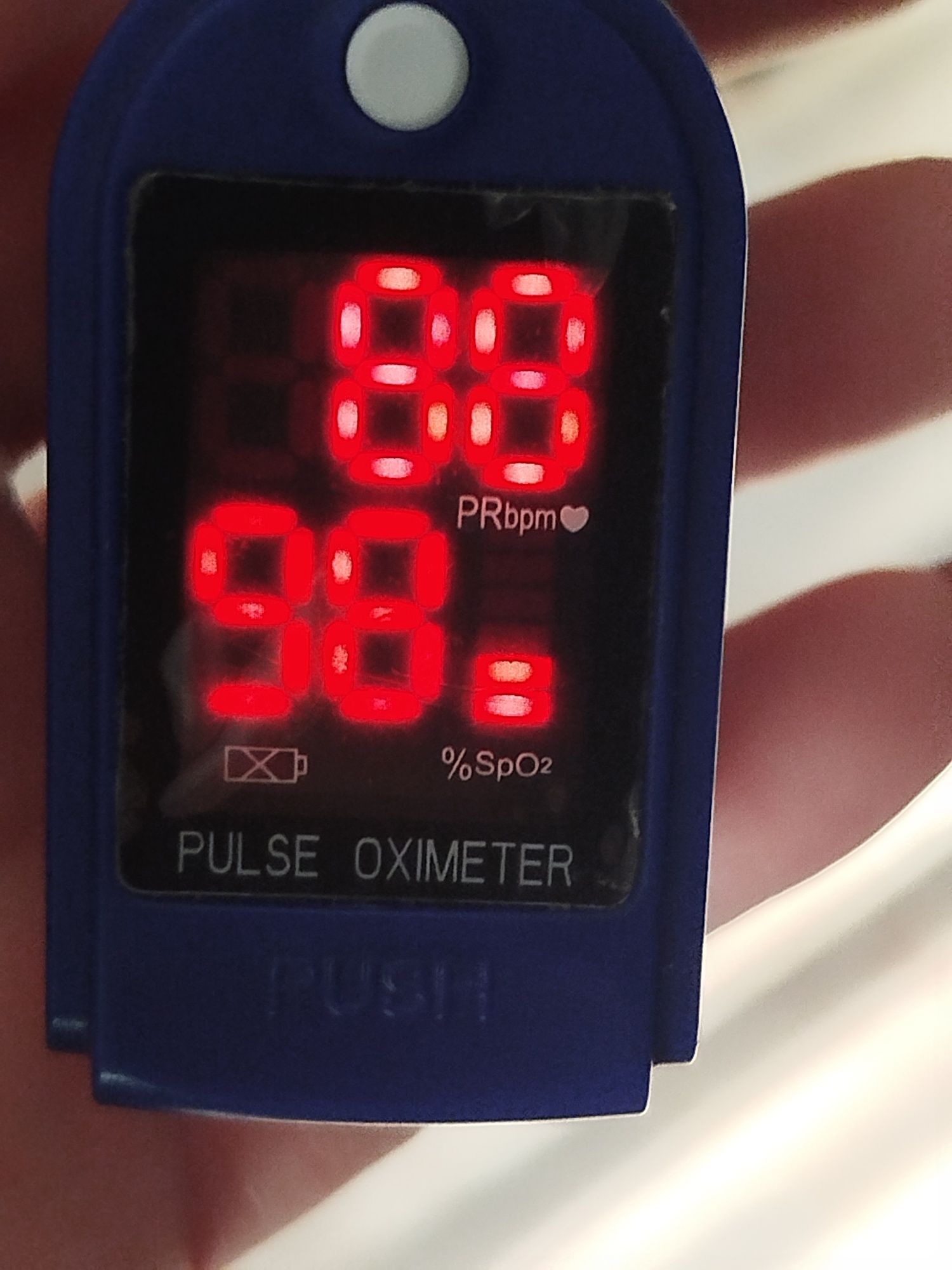 Pulsometr napalcowy Oled