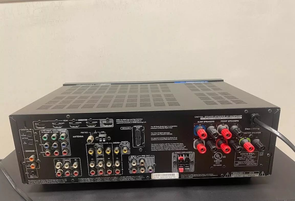 Onkyo TX-SR507 HDMI Black Gwarancja