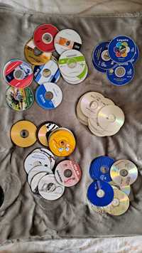 różne płyty CD tłoczone i wypalane , zużyte itp.
