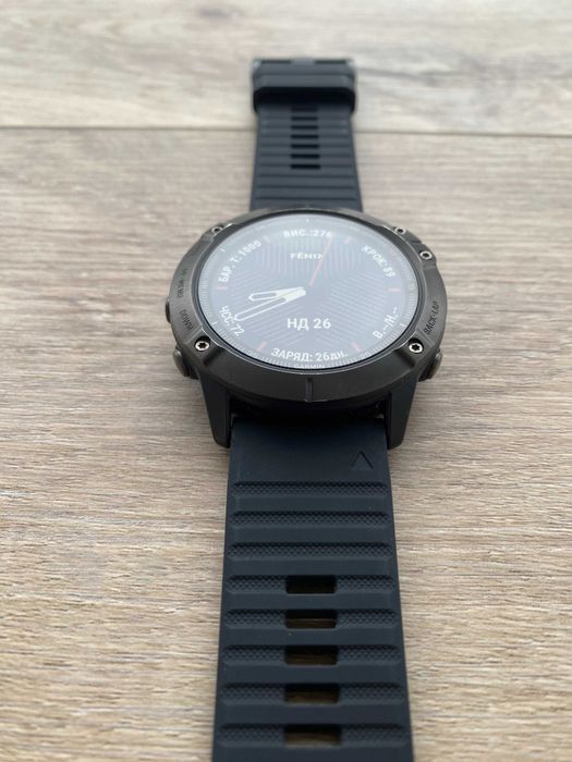 Garmin Fenix 6X Pro + Сапфірове скло | Карти, музика | Ідеальний стан