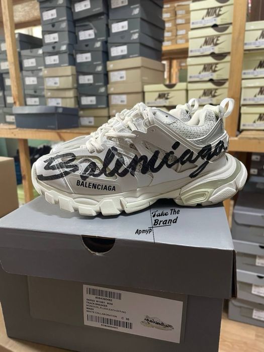 36-45р Кроссовки Balenciaga Track Sneaker Signature Black 1:1 ORIGINAL