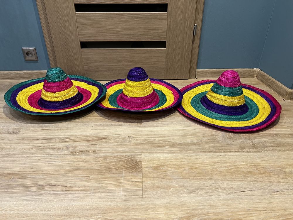 Kapelusz kapelusze sombrero multikolor meksykański kolorowe Meksyk