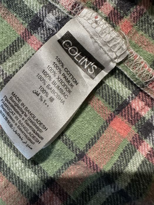 Сорочка для дівчиа у клітинку