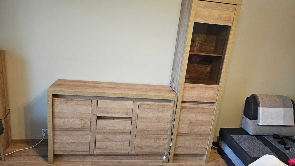 Komoda i witryna dąb riviera