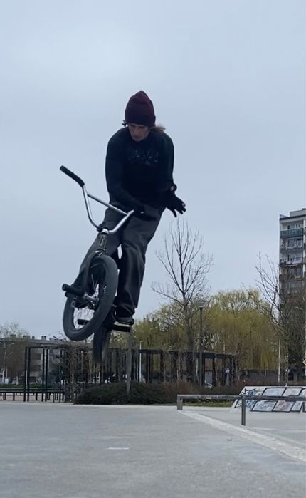 Nauka jazdy na BMX