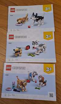 Instrukcja LEGO Creator 3 w 1 31137 Urocze psiaki