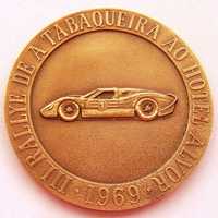 Medalha de Bronze III Rali Rallye de A Tabaqueira ao Hotel Alvor 1969