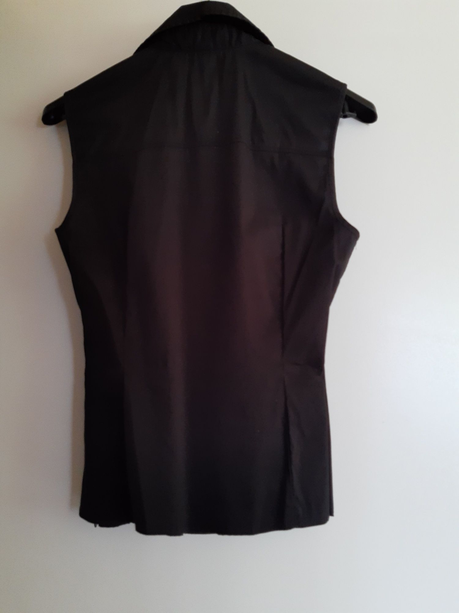 Bluzka H&M, czarna, elegancka, 36