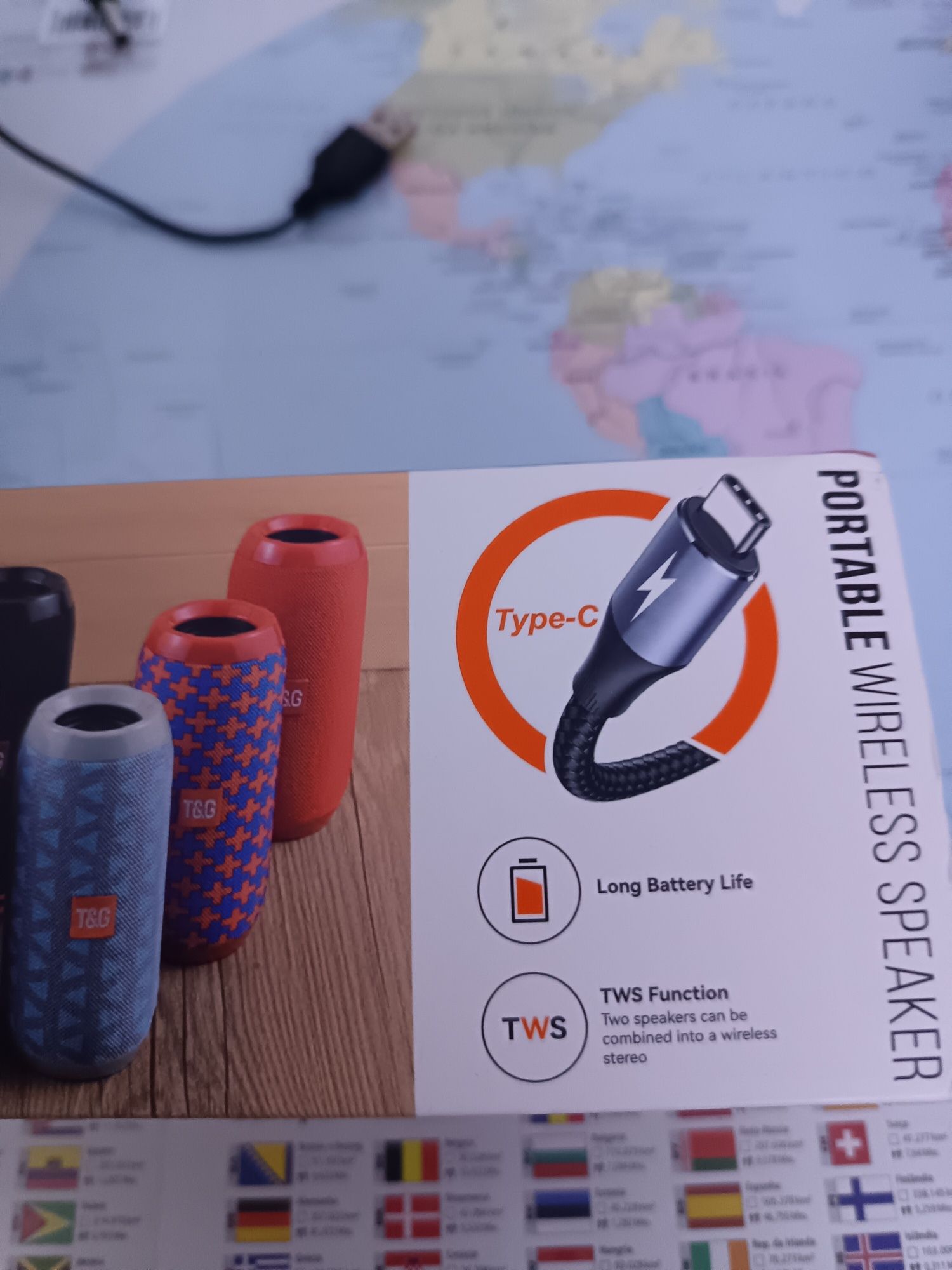 Portátil speaker wireless novo