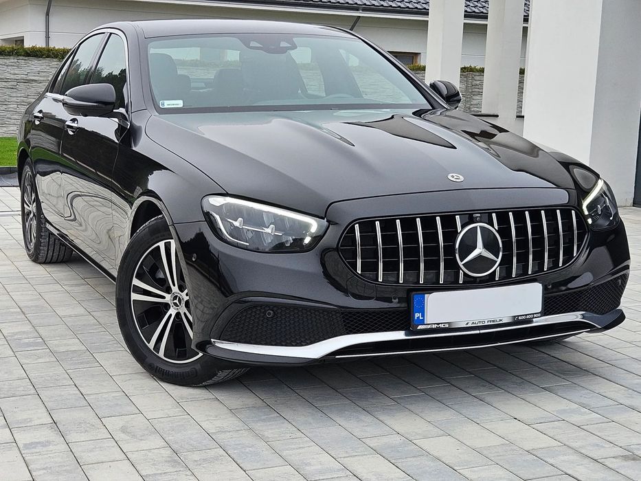 Mercedes-Benz Klasa E 220d 4Matic 4x4 HeadUp BLIS Kamery360 97tyś km SalonPL FV23% MODEL'22r