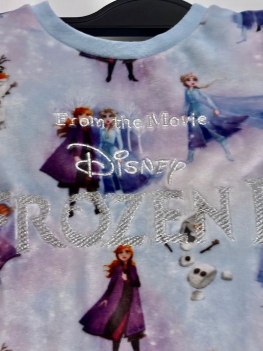Elza, Elsa, Frozen, Karina Lodu piżama ciepła 98 104