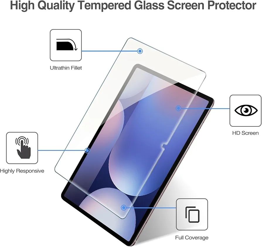 Szkło ochronne na wyświetlacz Galaxy Tab s10+ s9+ s8+ s7+ 2szt B374