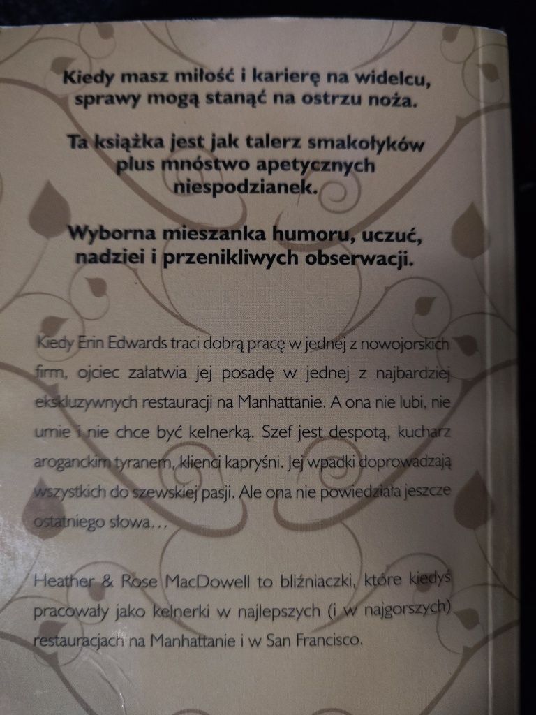 Książka - Kelnerka na Manhattanie/ MacDowell