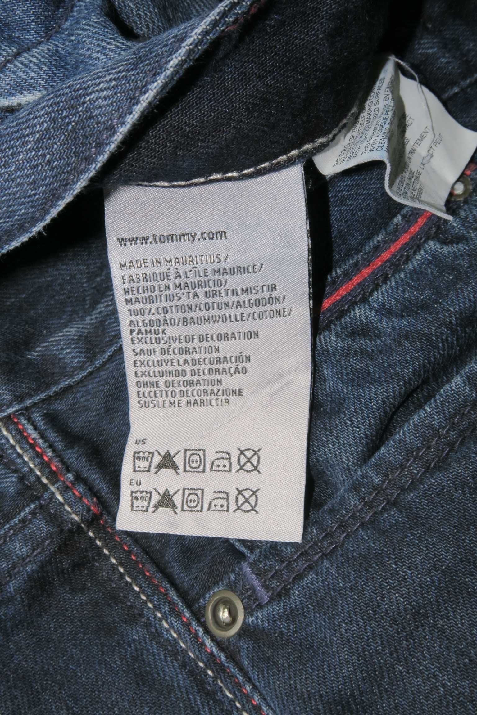 Tommy Hilfiger super zwężane jeansy spodnie 35/36