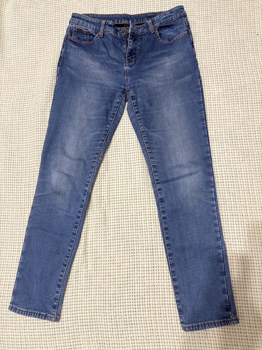 Теплі жіночі джинси сині 30 розмір