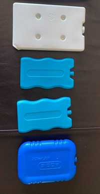 Ice bricks for use in a portable cooler box