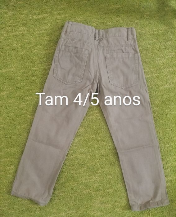 Calças de ganga para menino tam4 tam5 e 6 anos