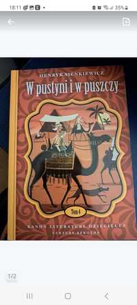 Henryk Sienkiewicz "W pustyni i w puszczy"
Stan bardzo dobry.