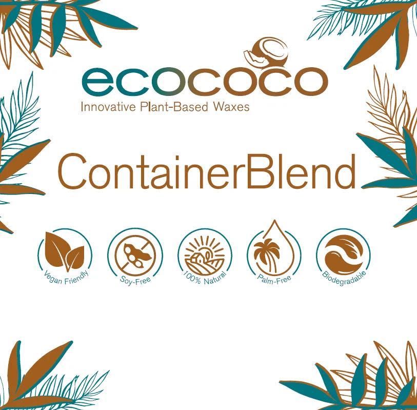 1kg Wosk kokosowy EcoCoco Container Blend - świece zalewane