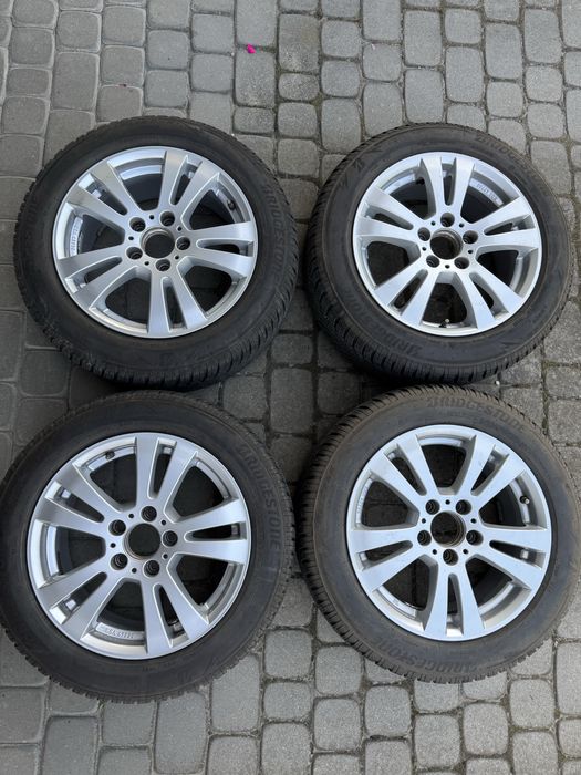 Koła (alufelgi z oponami) 205/55 R16 zimowe Bridgestone