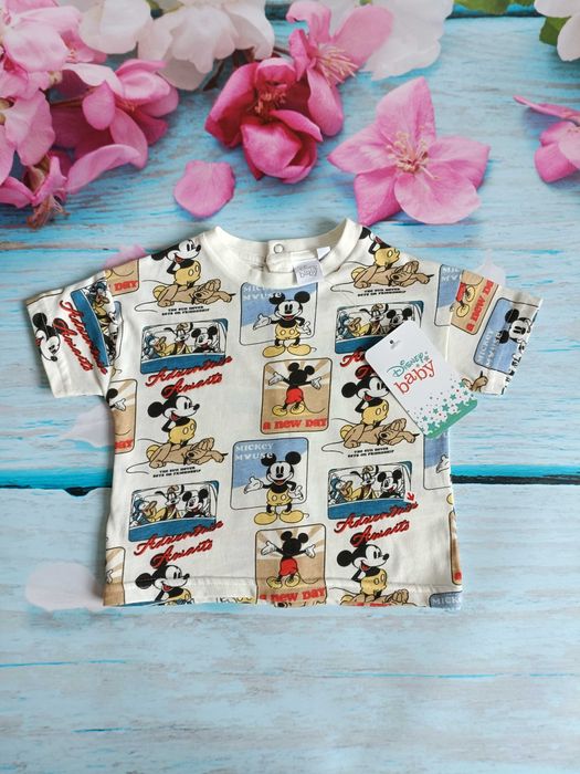 Bluzka dla chłopca Disney Baby Mickey 62 NOWY !!!