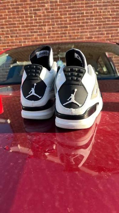 Buty Mokasyny Jordan_4_Retro_Military_Black R.43