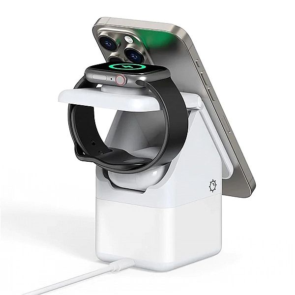 Ładowarka indukcyjna Duzzona W20/15W 4w1 do iPhone / AirPods / Apple W