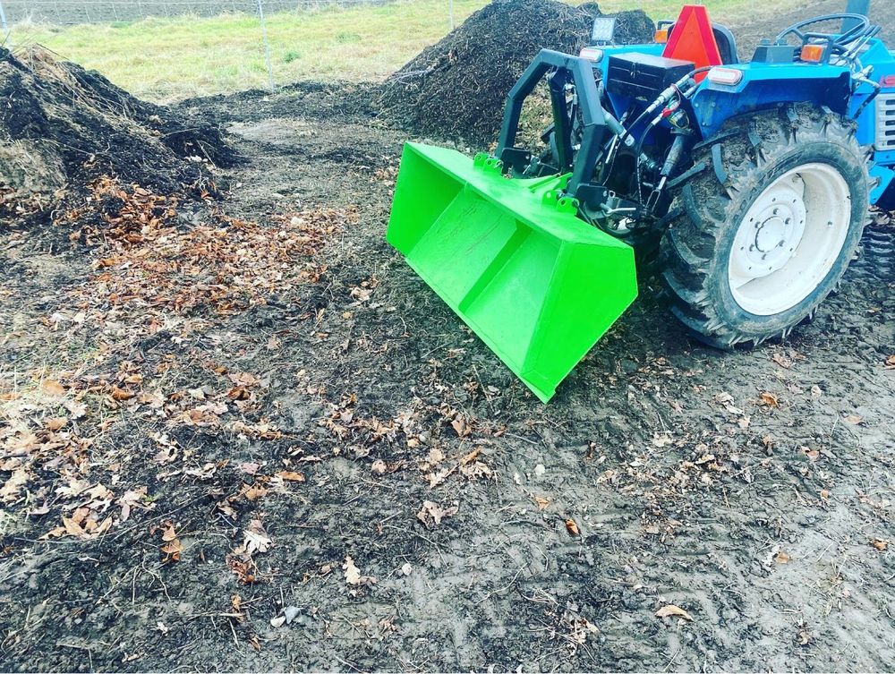 Łyżka na tył do mini ciagnika szyfla skrzynia transportowa