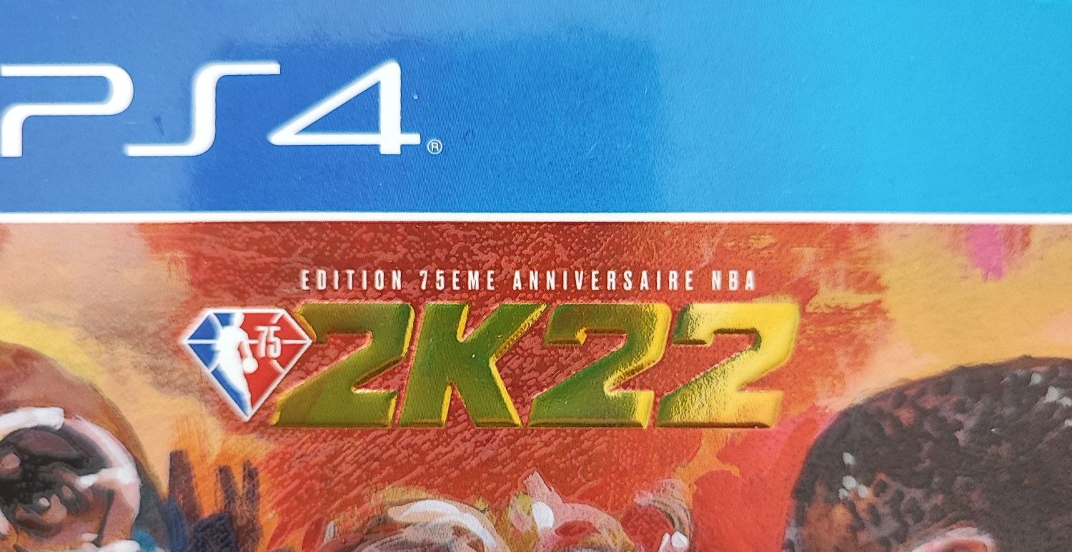 Jogo PS4 NBA2K22 edição especial 75 anos