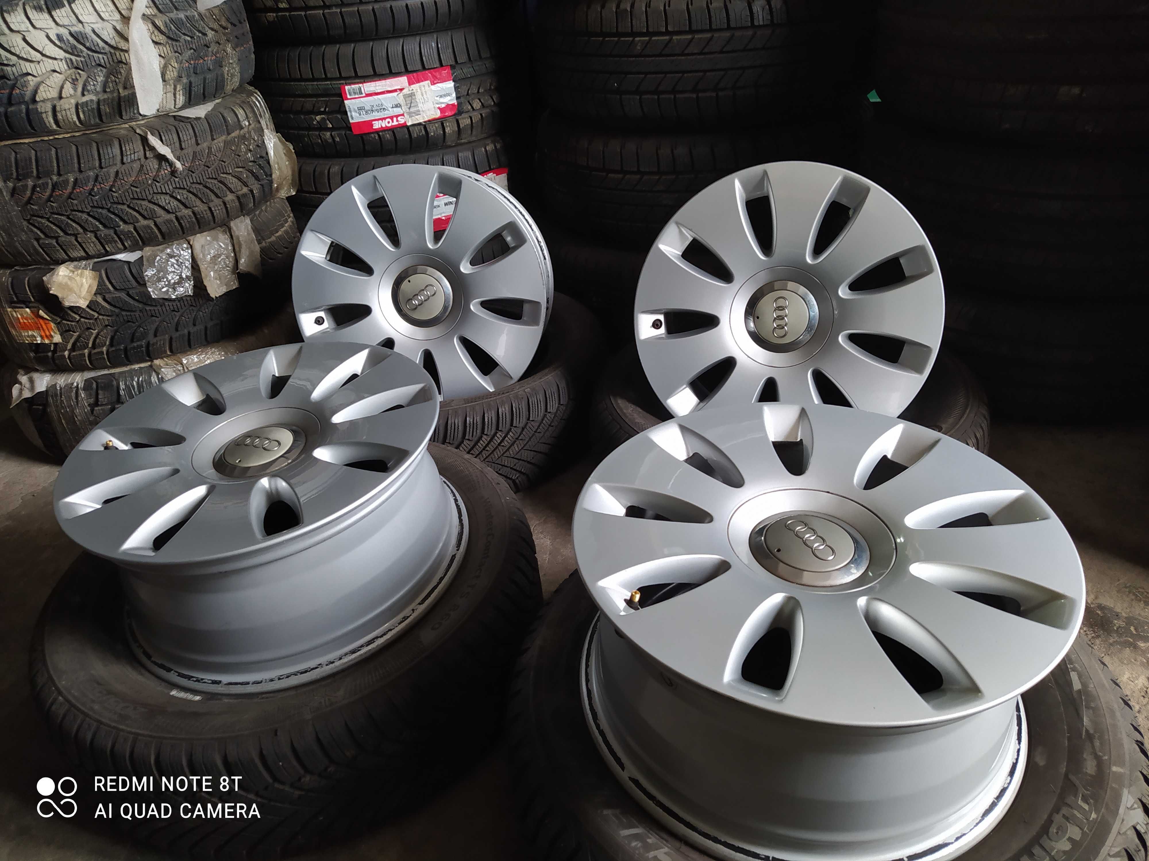 AUDI 8U0 ORG. Alufelgi 7J / 16" / 5x112 / ET35 / Komplet 4 szt