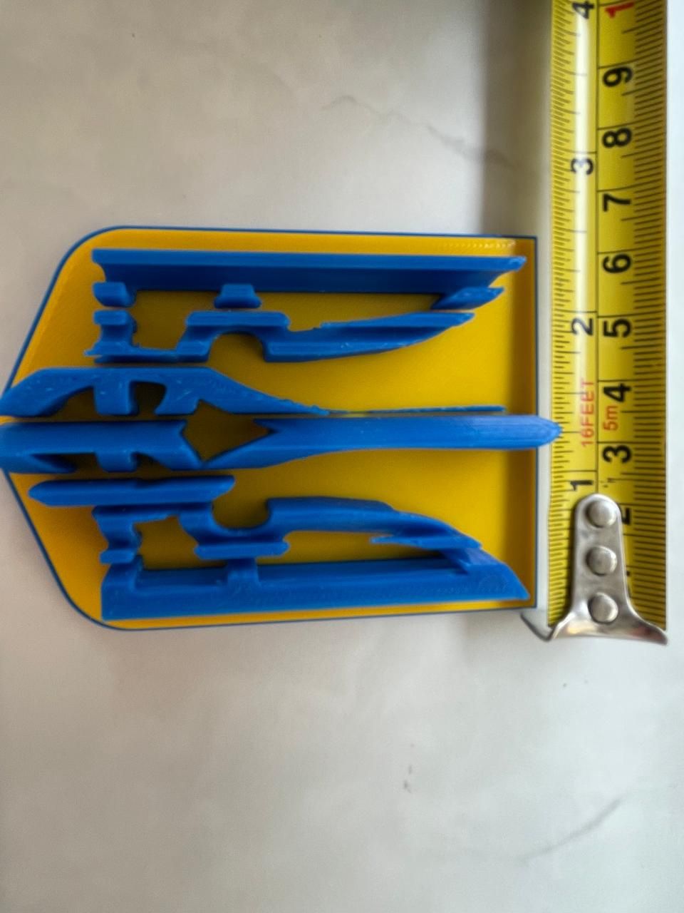 Герб України з написом на магнітах 3d (сувенір)