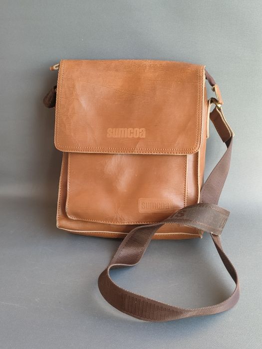 Шкіряна сумка чоловіча