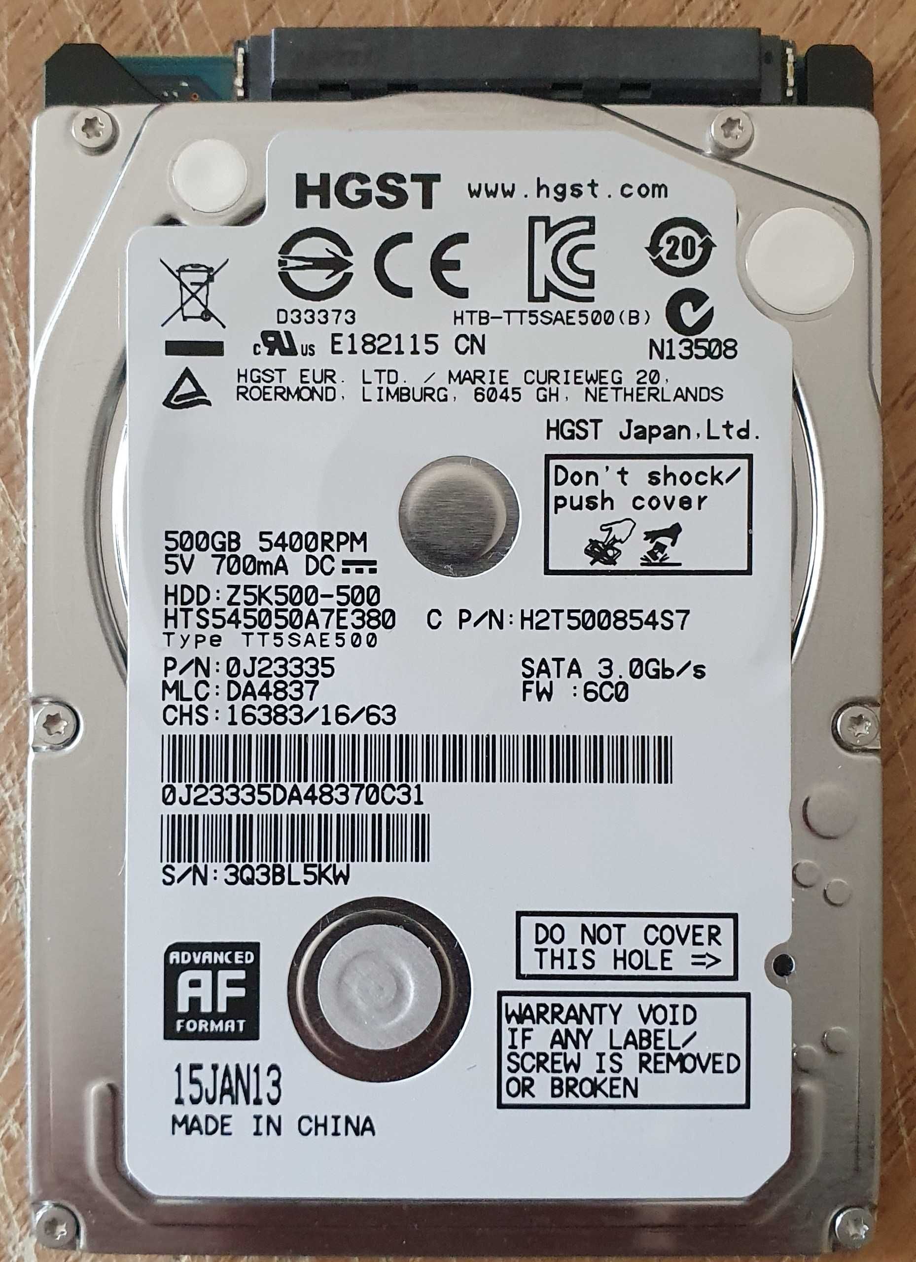 Жесткий диск HDD 2,5" 3,5" 250Gb 500Gb 2Tb