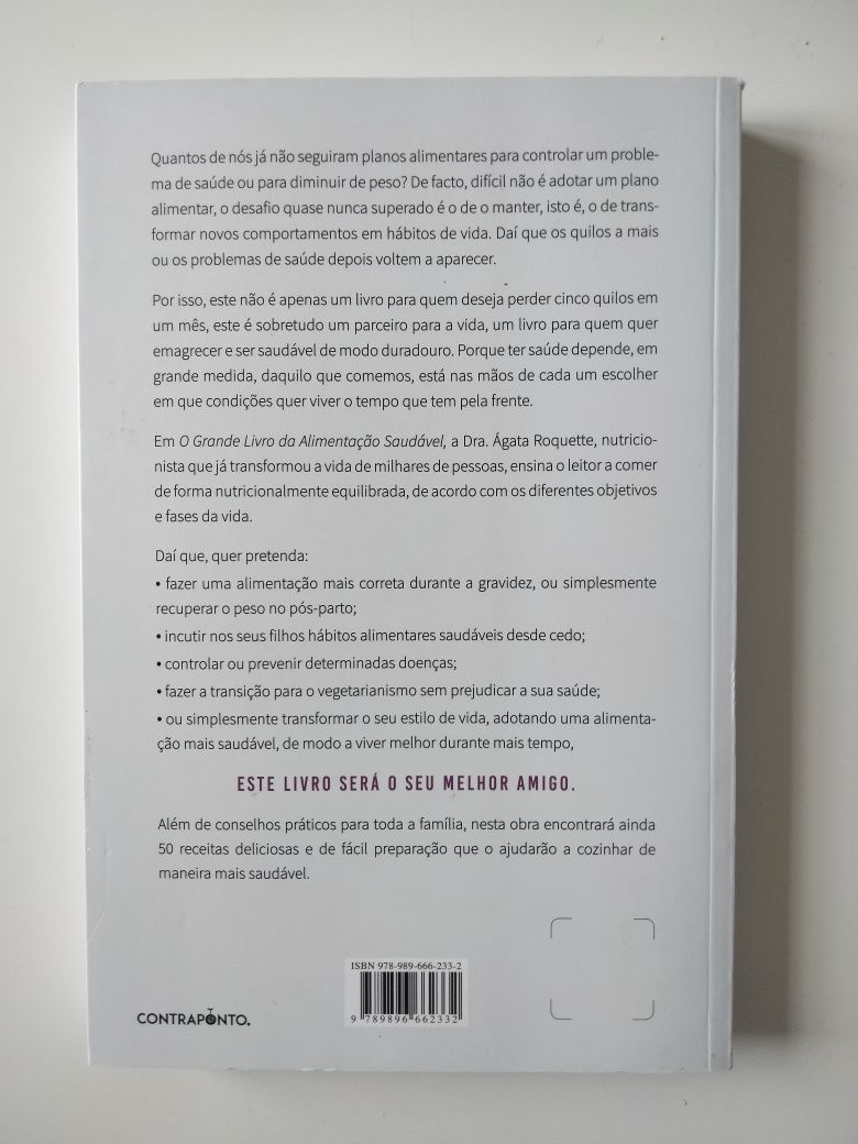 NOVO • O Grande Livro da Alimentação Saudável, de Ágata Roquette