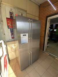 Холодильник широкий side by side німецький нержавійка