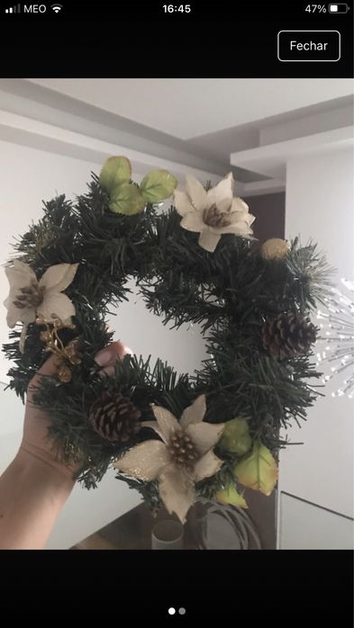 Coroa grinalda de natal