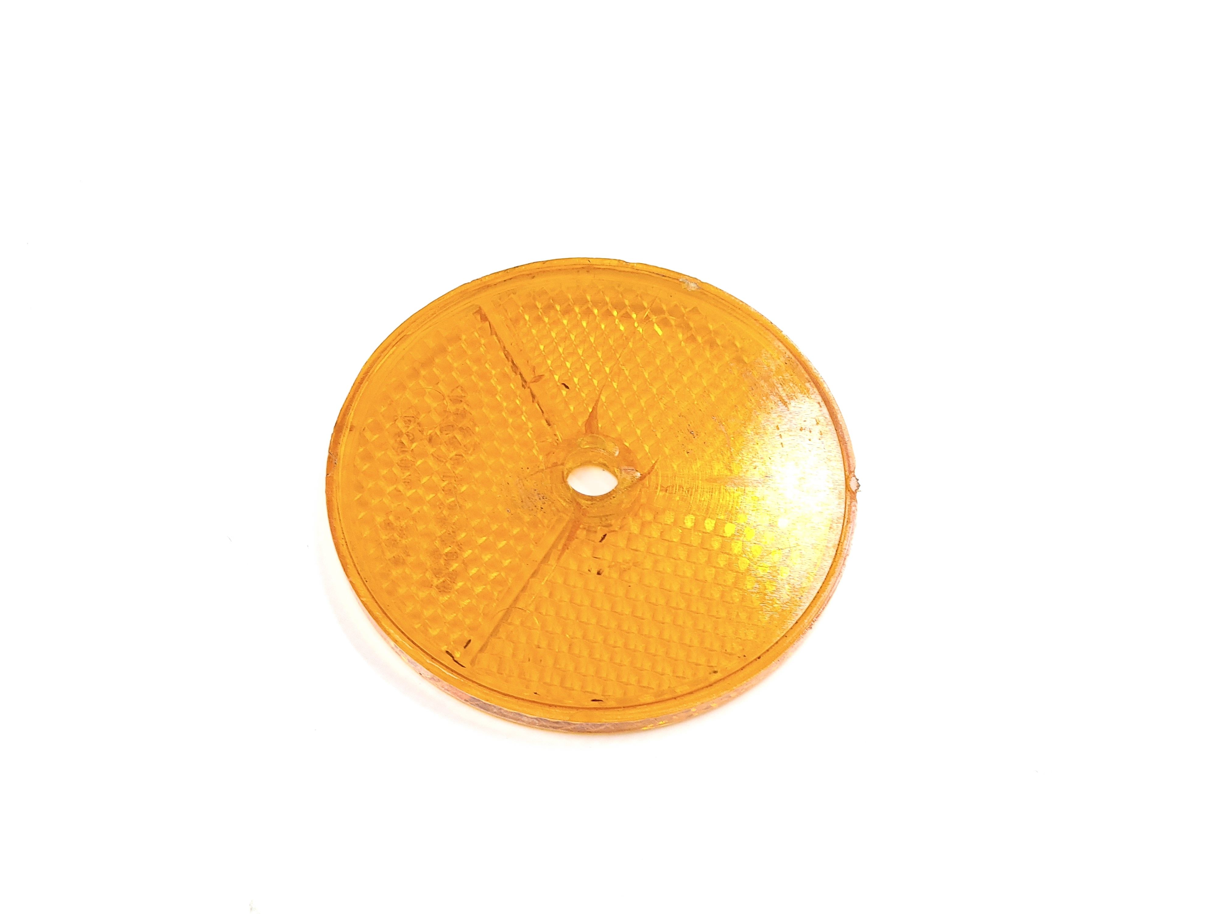 Odblask pomarańczowy Bumm 533 okrągły 6 cm
