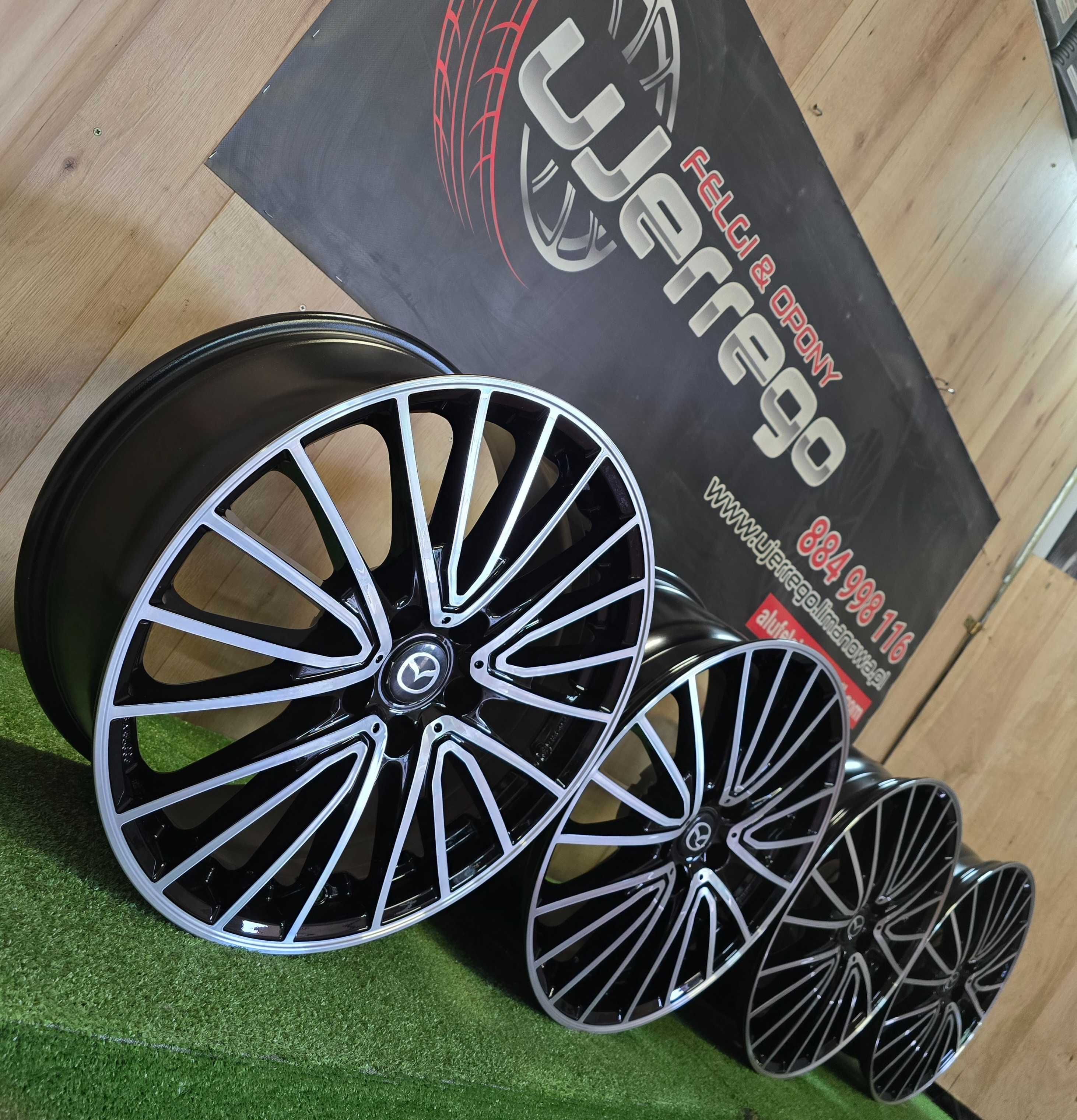NOWE ALUFELGI MAZDA 19x5x114,3 -Mazda3,5,Cx30,Cx3,Cx5,Cx60,Cx7,Cx9,Mx5