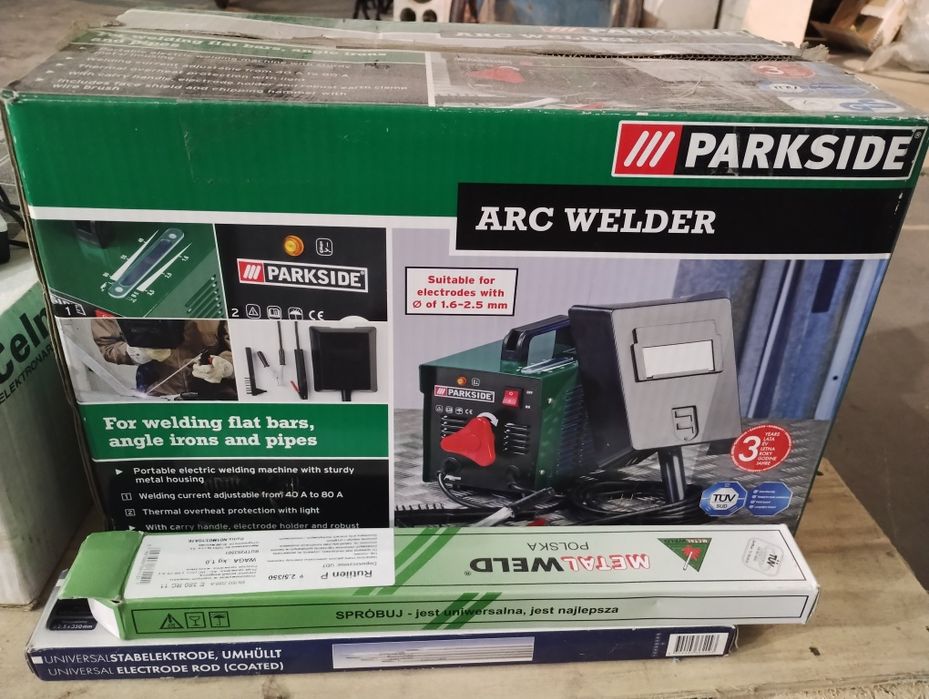 Spawarka elektrodowa Parkside + GRATIS