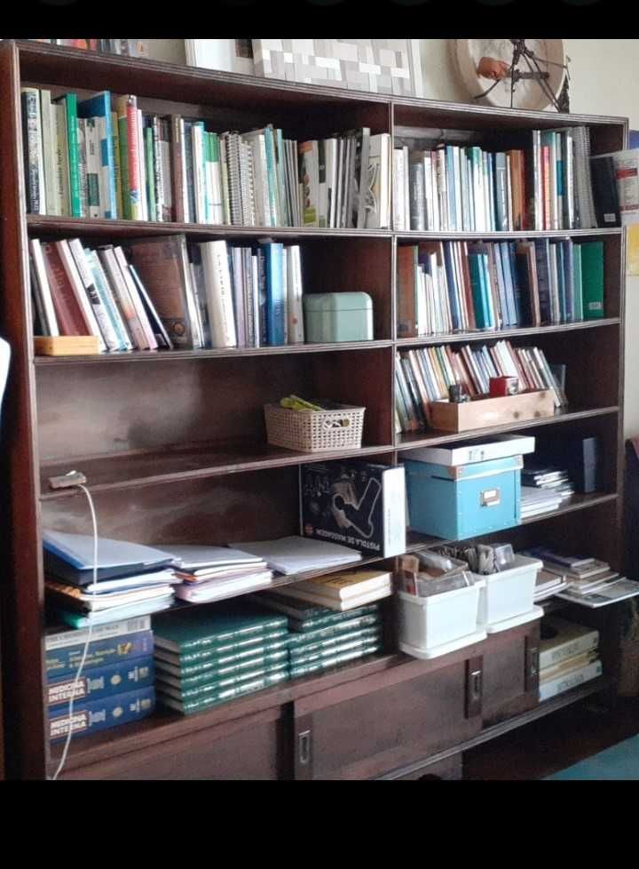Móvel com estantes para livros e arrumação