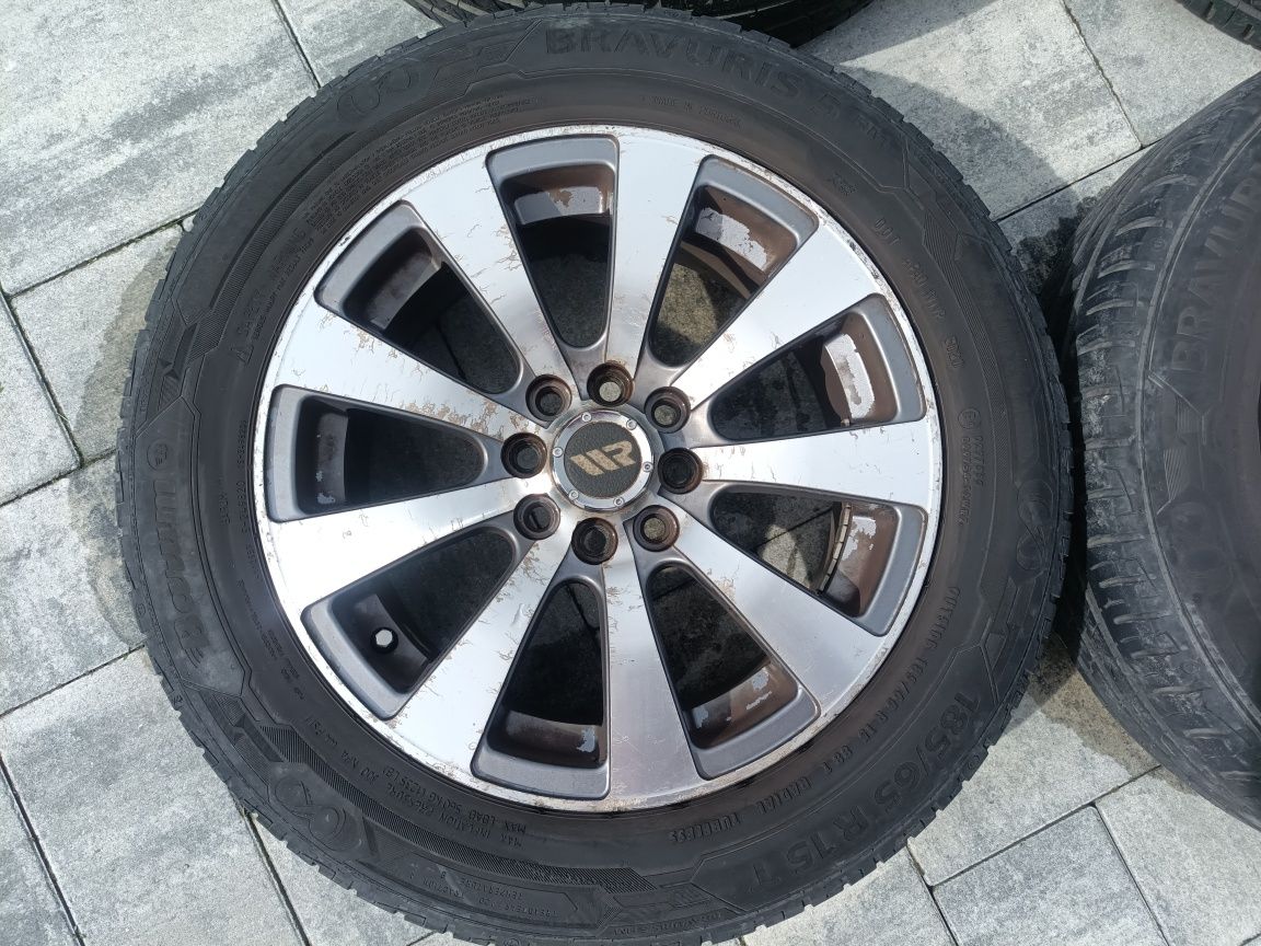 Alufelgi z oponami 4x100 i 4x108 185/64 R15