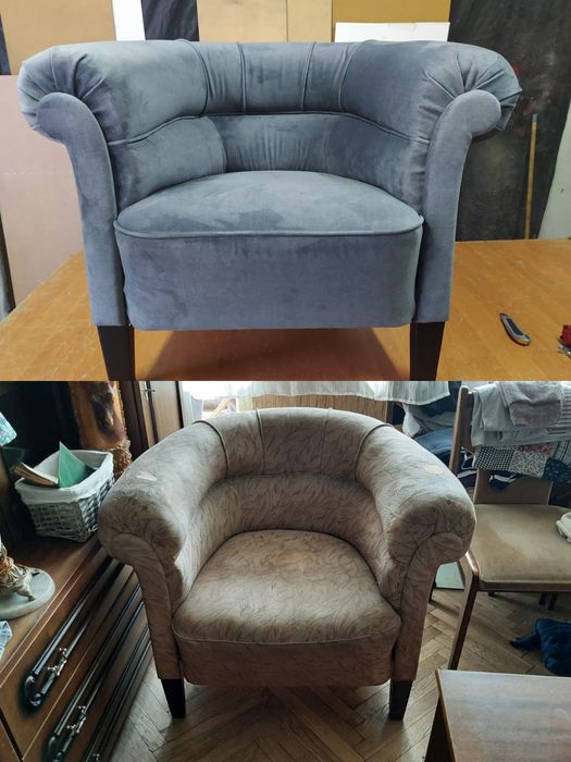 Ремонт і перетяжка м'яких меблів(дивани,ліжка,стільці)