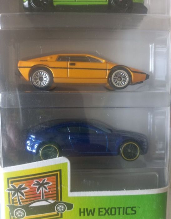 Pack 5 miniaturas hot wheels