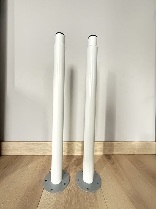 Regulowane biale nozki ikea