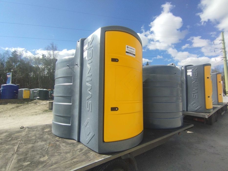 Zbiornik 2500 l.  SWIMER + licznik cyfrowy z PAMIĘCIĄ i ZWIJADŁEM 8m