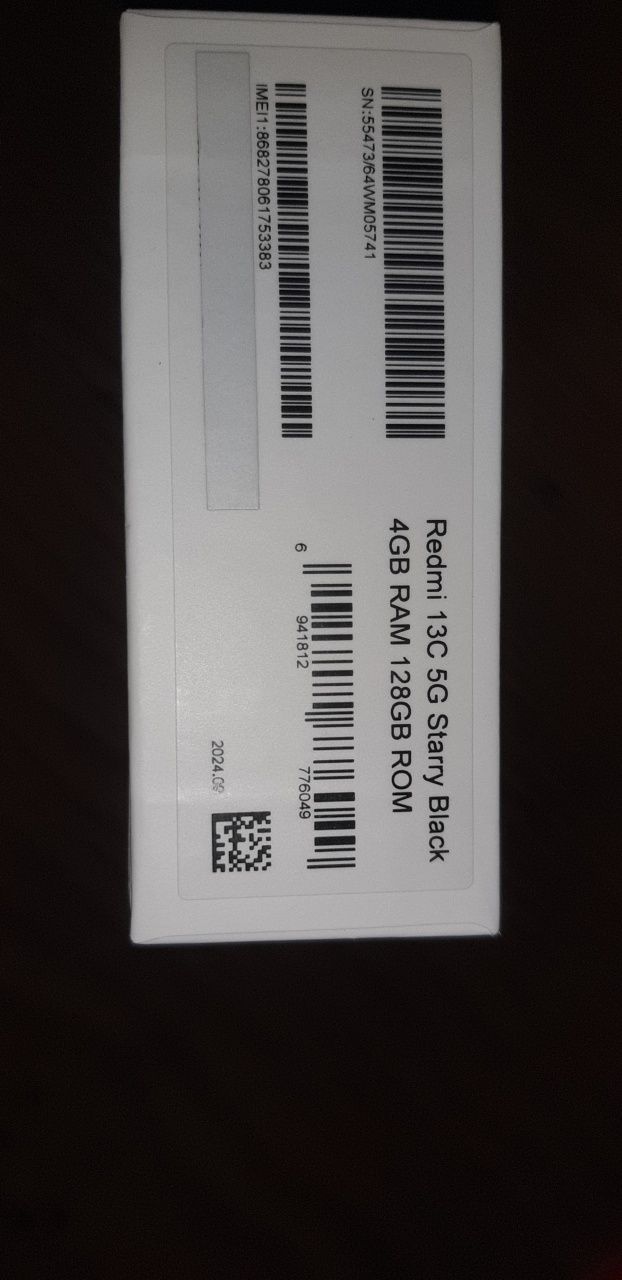 Xiaomi redmi 13c 4gb/128gb NOVO