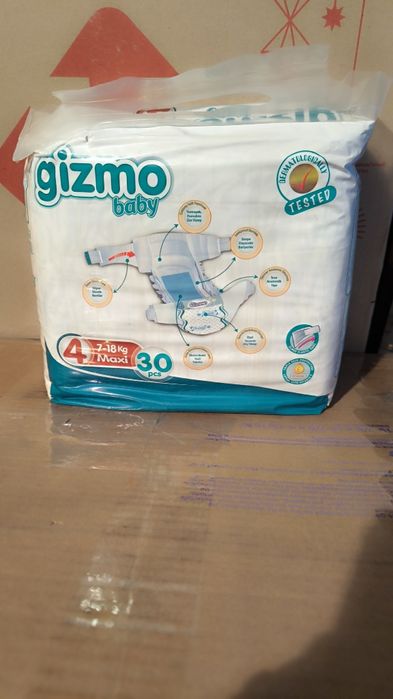 Продам памперсы gizmo, размер 4.