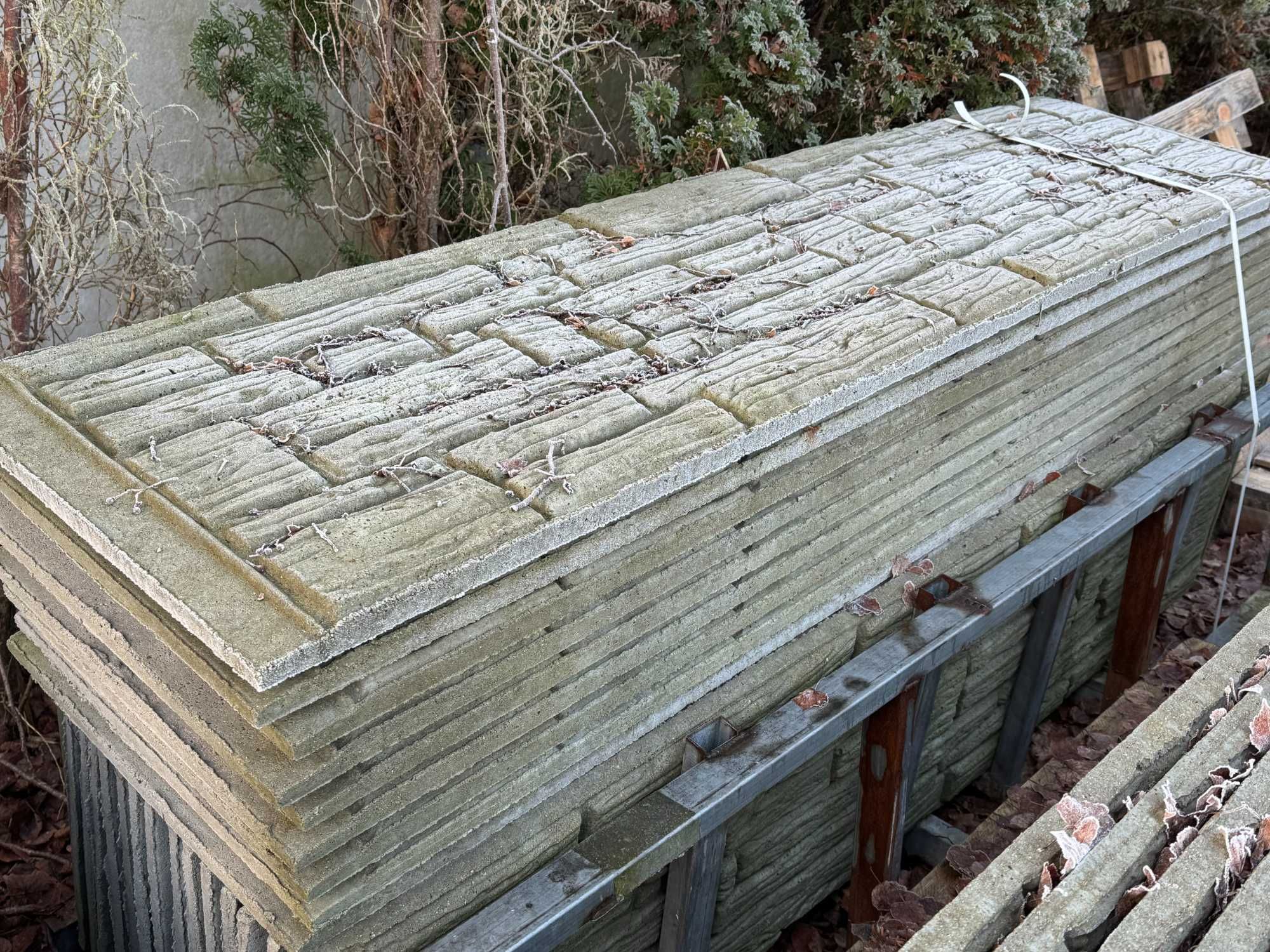 Płyty Betonowe Ogrodzenie Płot II Gatunek Wyprzedaż Płyta Słup Dostawa