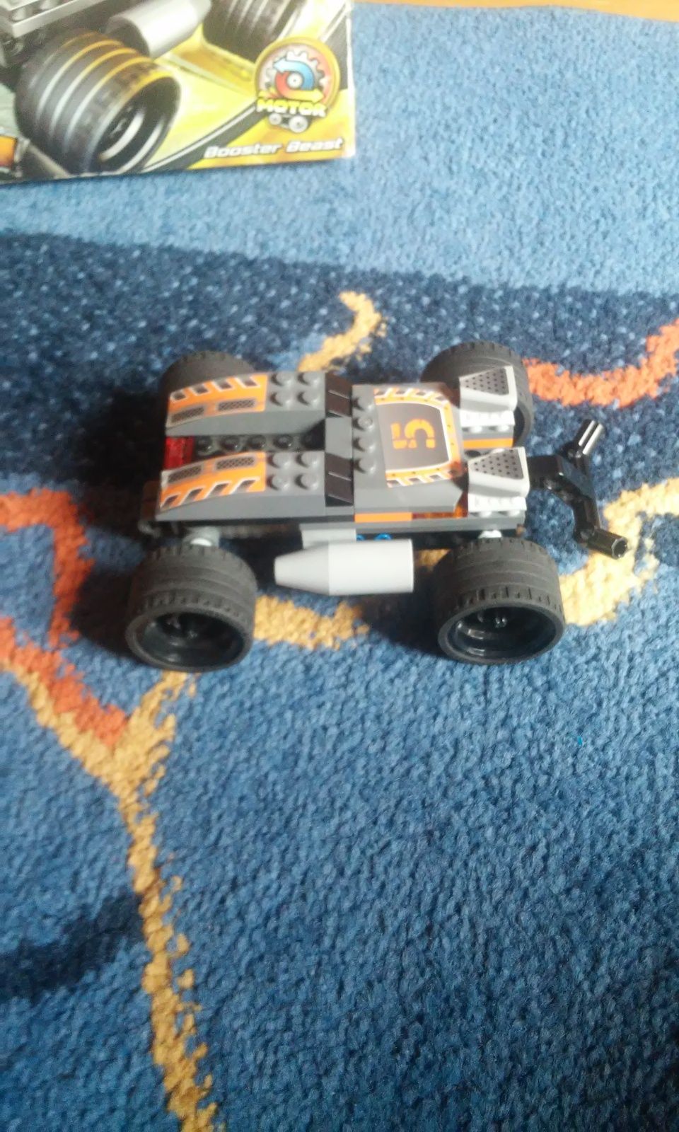 lego racers samochód, samochodzik 8137 z pudełkiem