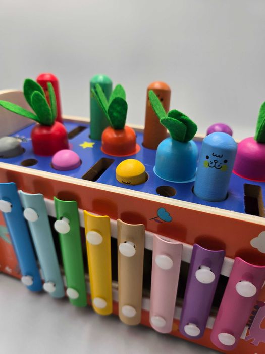 Zabawka Montessori, zabawka drewniana, zabawka edukacyjna 8w1